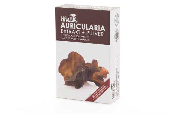 Auricularia Extrakt + Pulver, 60 Kapseln