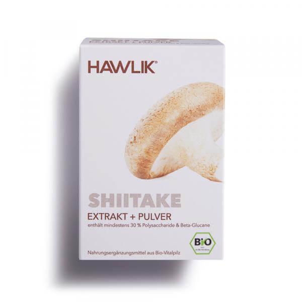 Shiitake Extrakt + Pulver, 120 Kapseln