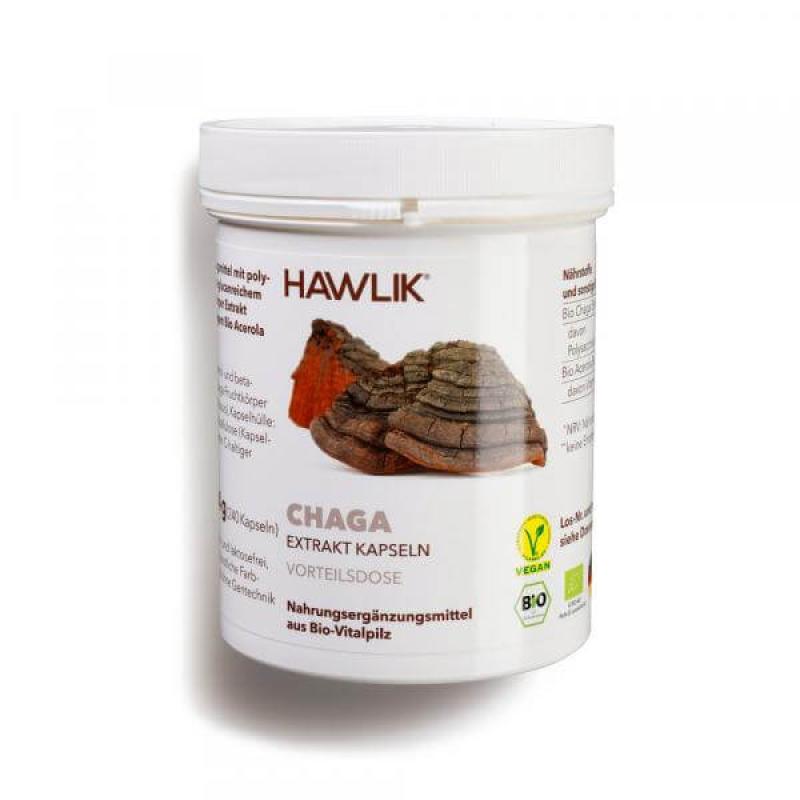 Chaga Extrakt, 240 Kapseln | Original Hawlik