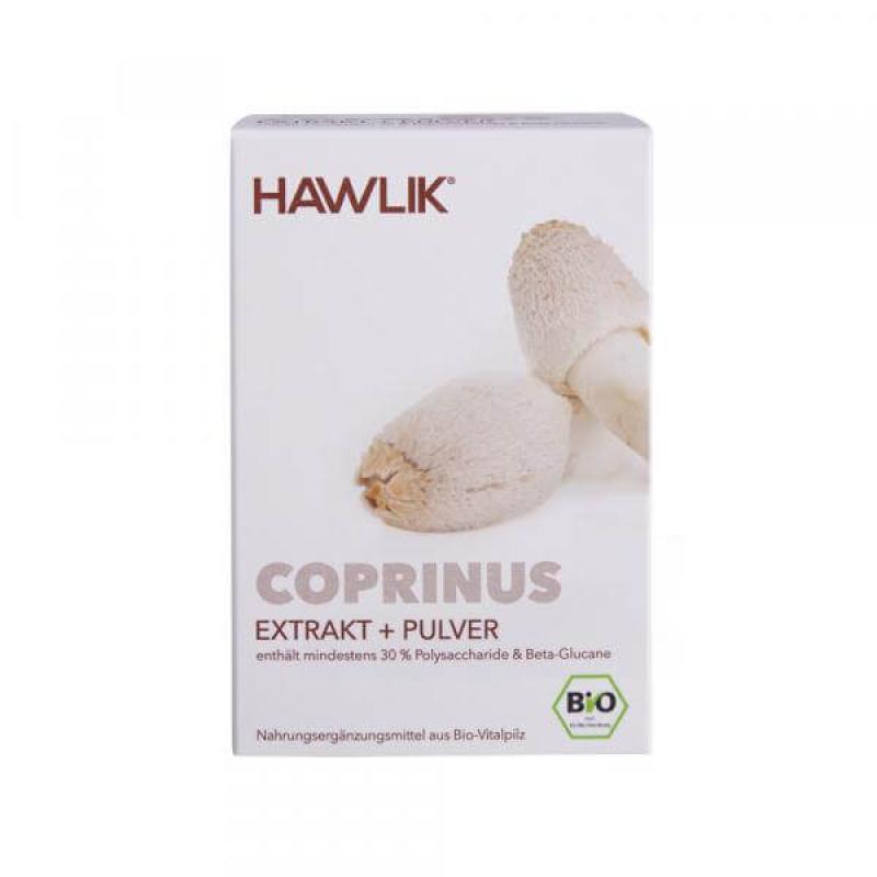 Coprinus Extrakt + Pulver, 120 Kapseln