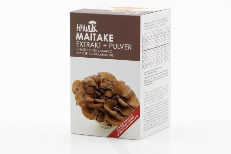 Maitake Extrakt + Pulver, 120 Kapseln